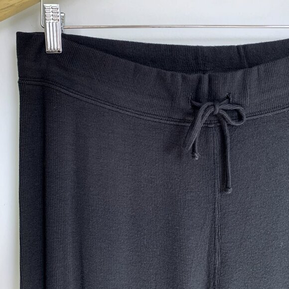 Gap Pure Body Modal Ribbed Joggers Black Large - Picture 2 of 3